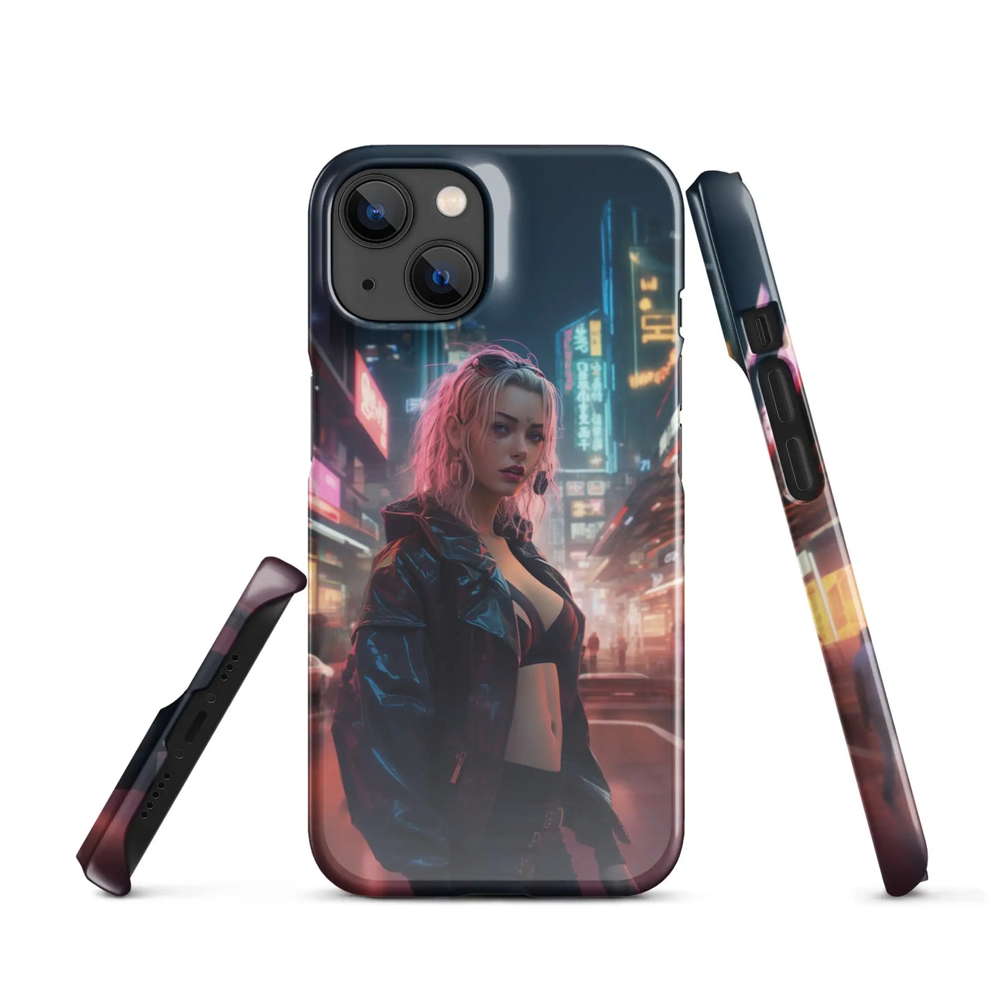 Cyberpunk phone case for iPhone - Cyberpunk Girl Unniit.com