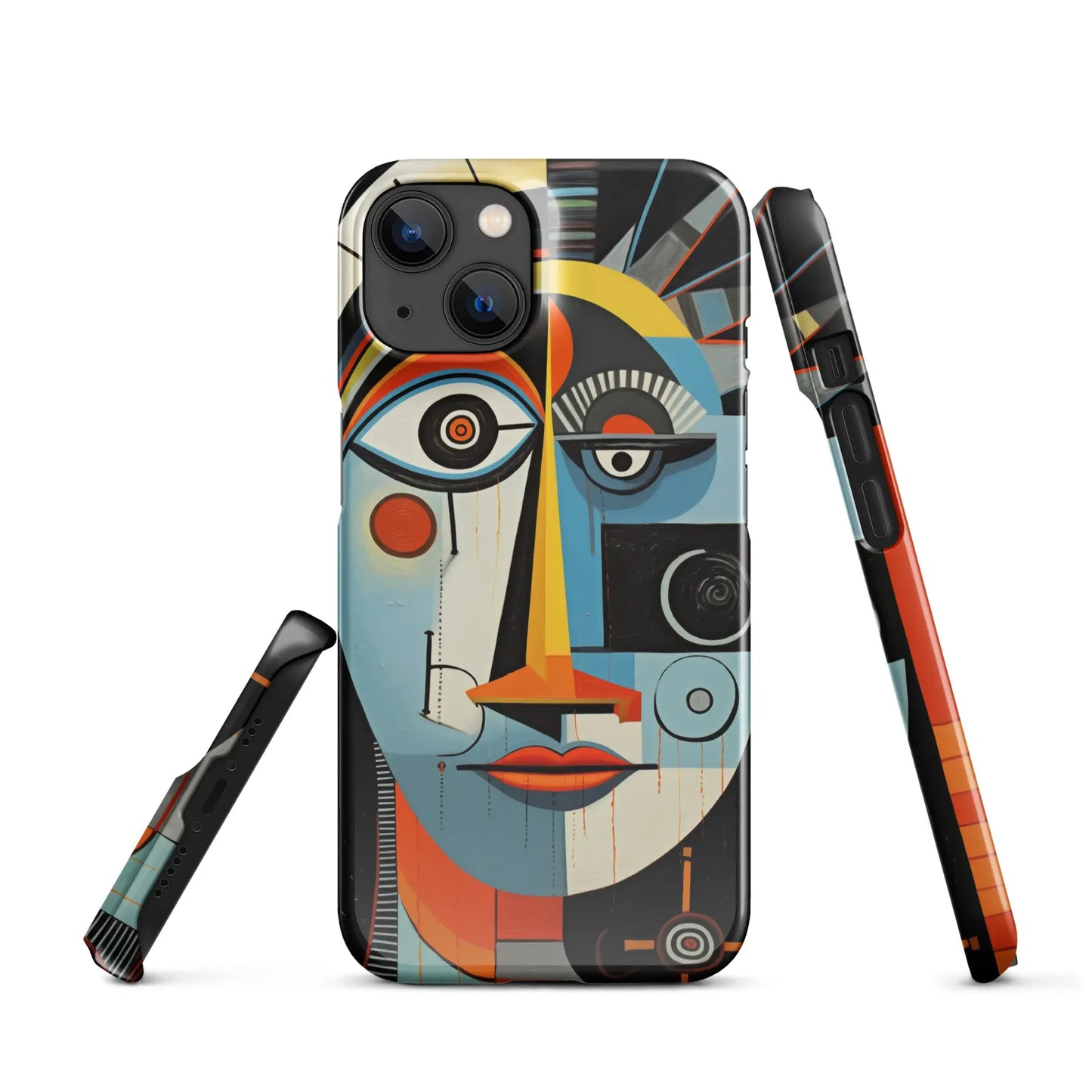 Art phone cases for iPhone I love cubism Unniit.com