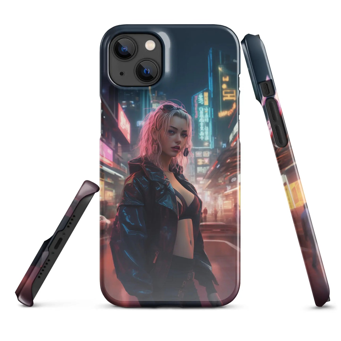 Cyberpunk phone case for iPhone - Cyberpunk Girl Unniit.com