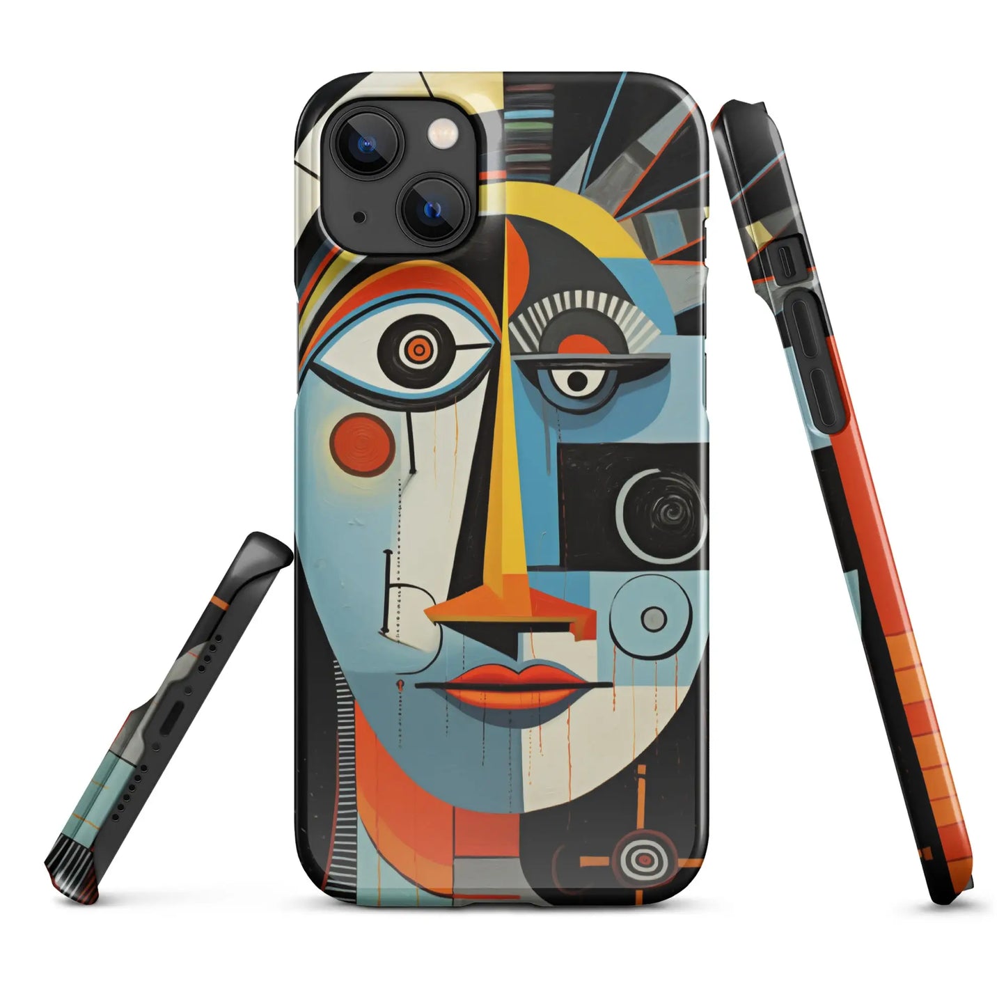 Art phone cases for iPhone I love cubism Unniit.com