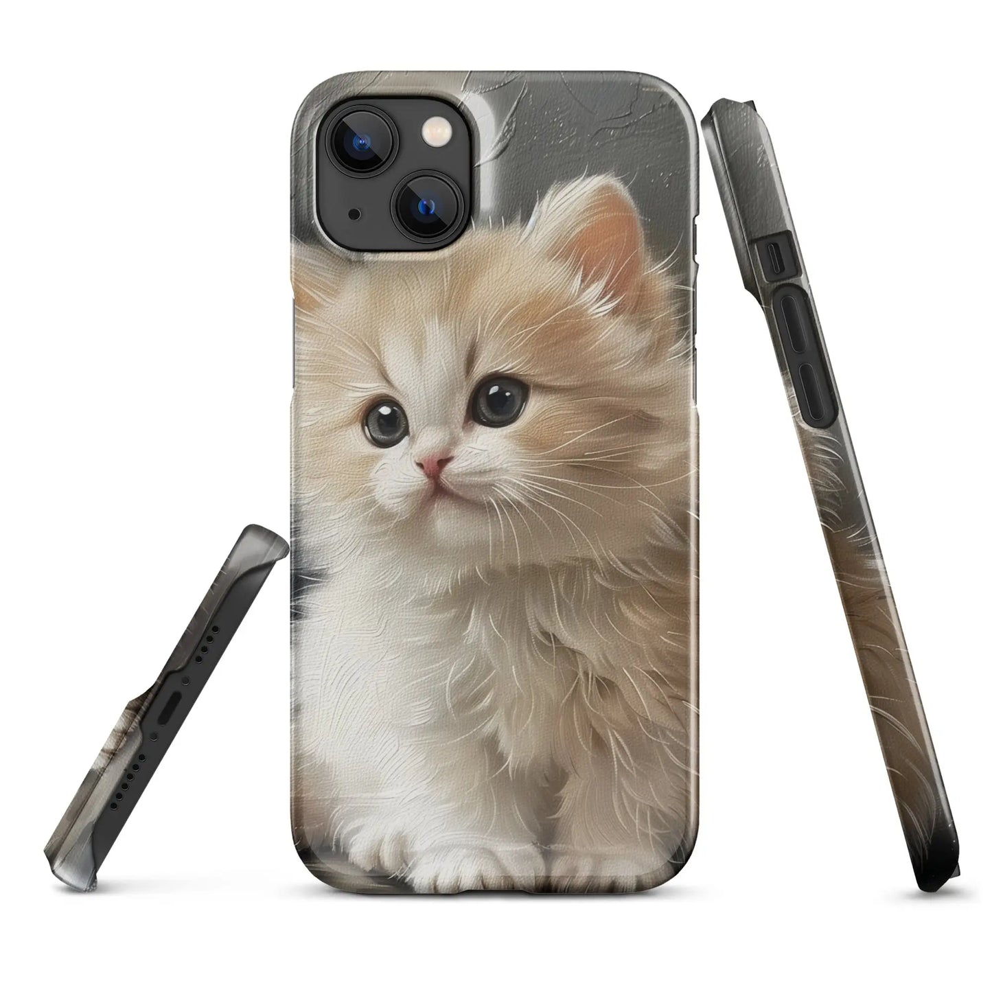 Cats iPhone phone case painted kitten Unniit.com