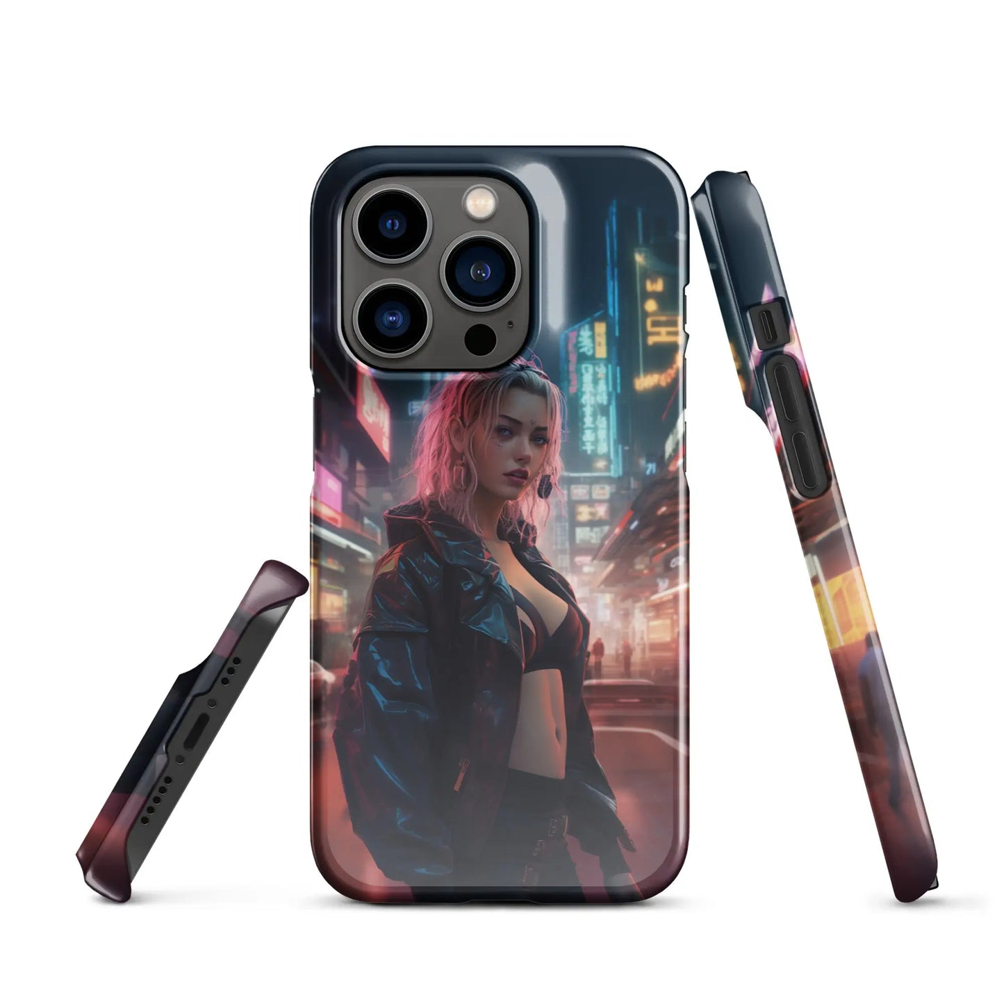 Cyberpunk phone case for iPhone - Cyberpunk Girl Unniit.com