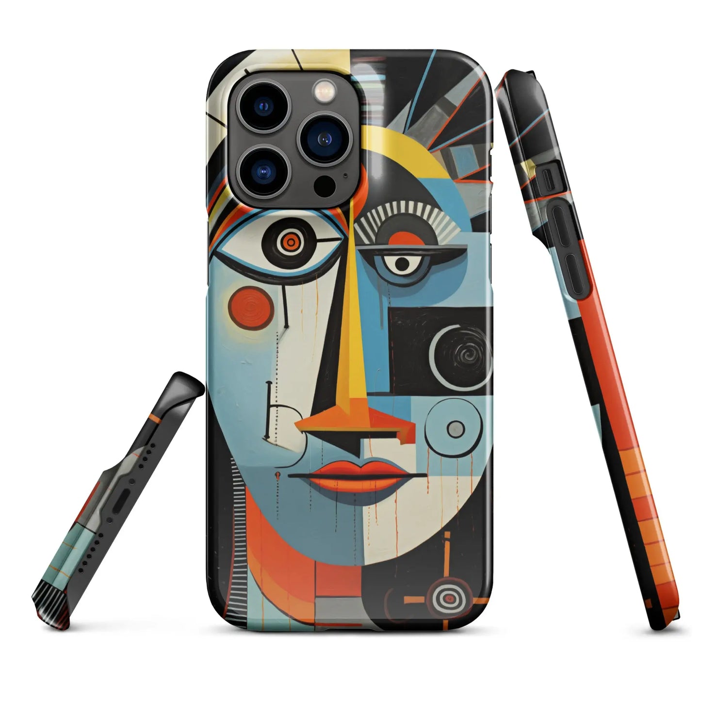 Art phone cases for iPhone I love cubism Unniit.com