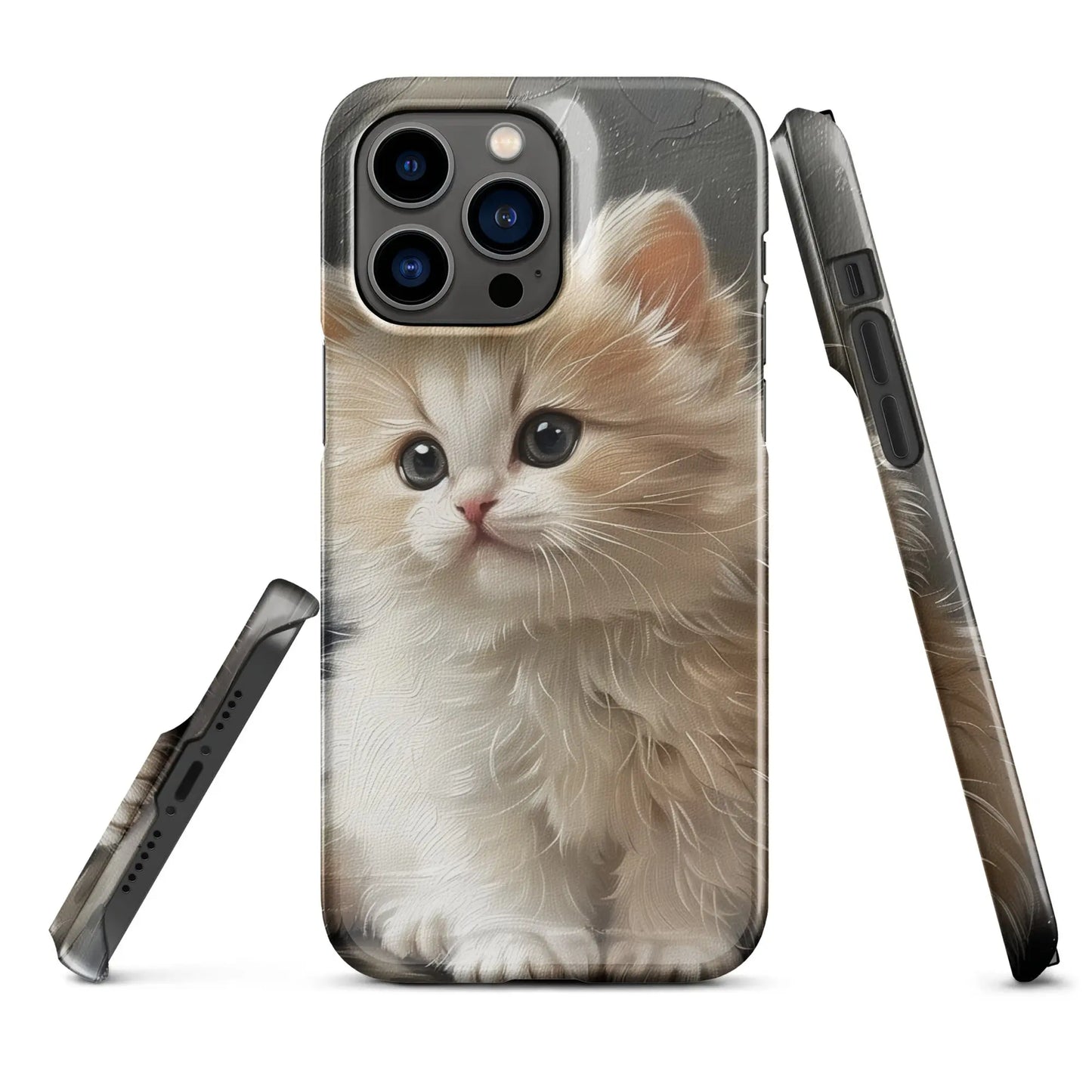 Cats iPhone phone case painted kitten Unniit.com