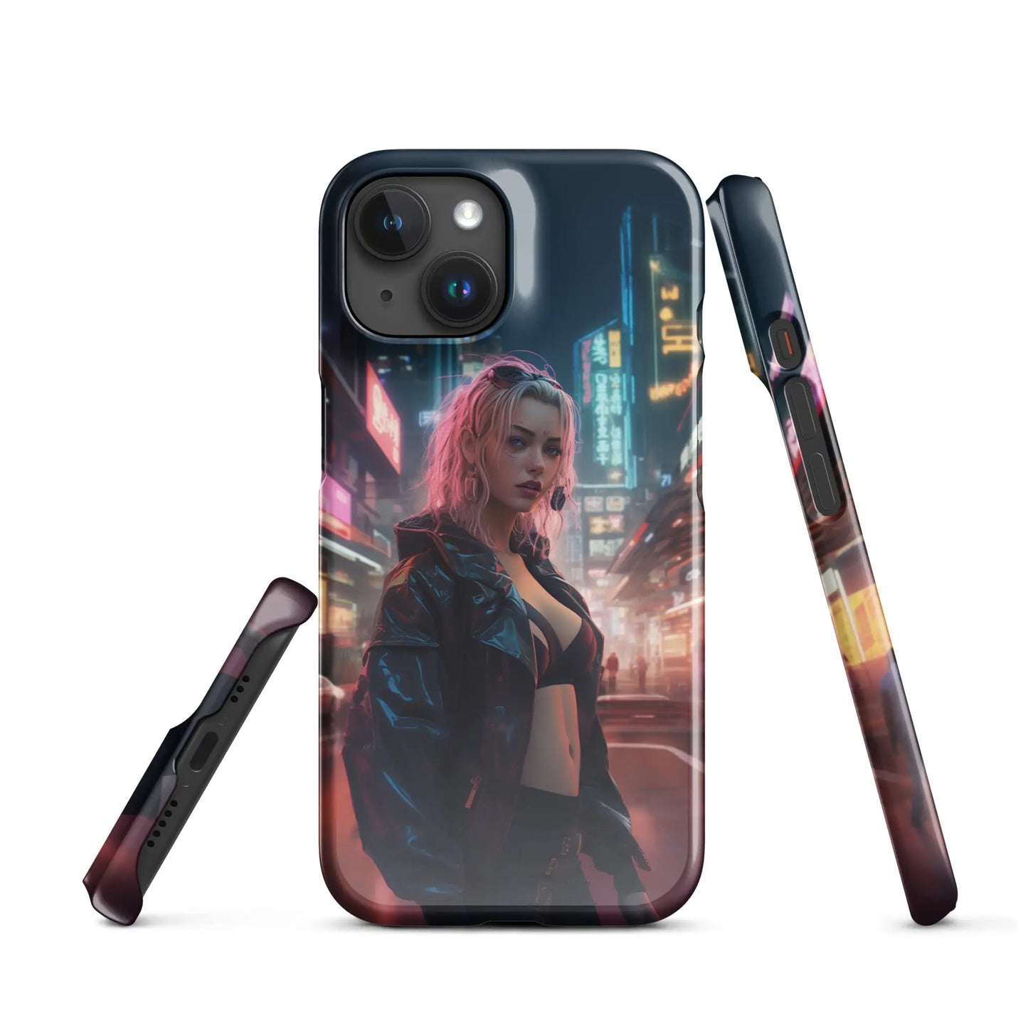 Cyberpunk phone case for iPhone - Cyberpunk Girl Unniit.com