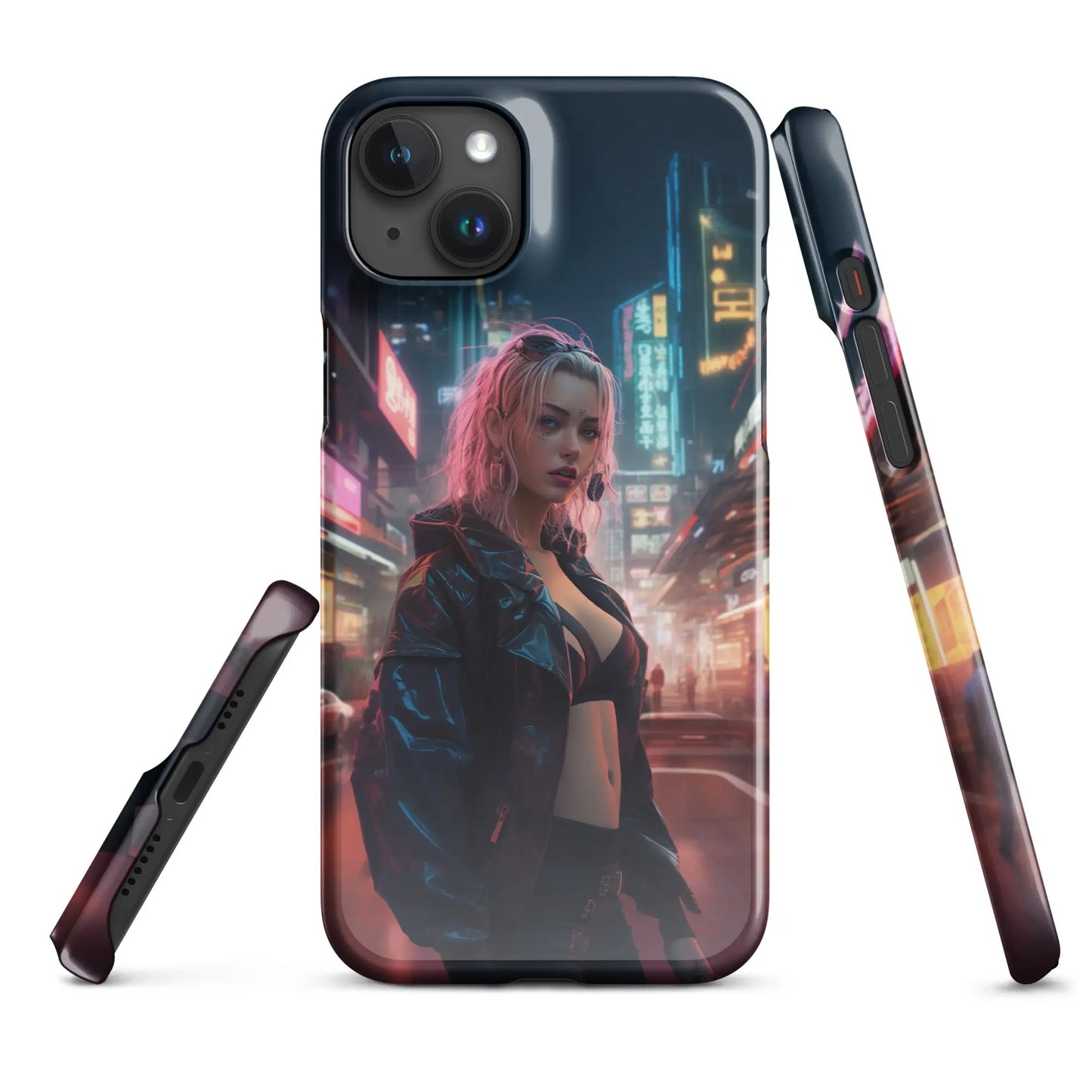 Cyberpunk phone case for iPhone - Cyberpunk Girl Unniit.com