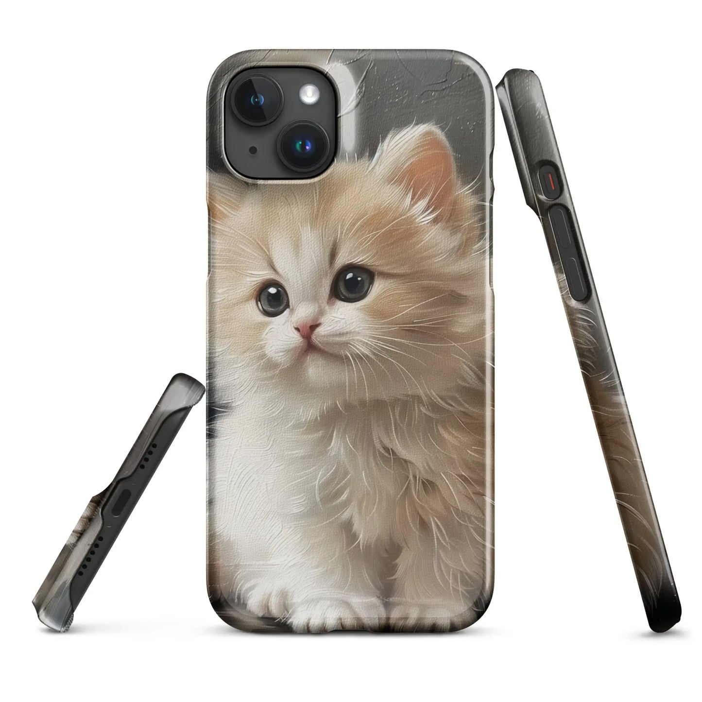 Cats iPhone phone case painted kitten Unniit.com