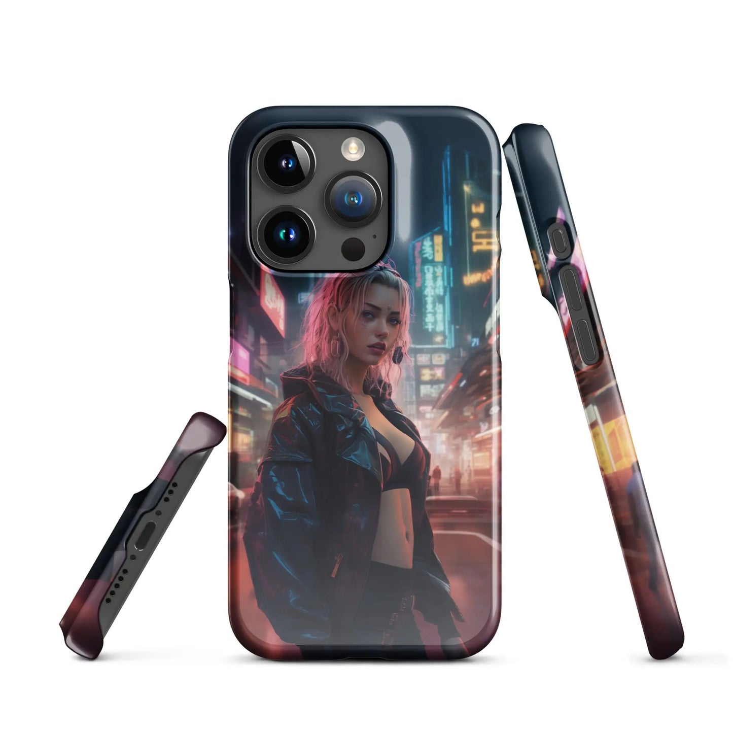 Cyberpunk phone case for iPhone - Cyberpunk Girl Unniit.com