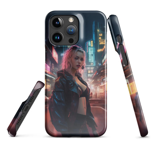 Cyberpunk phone case for iPhone - Cyberpunk Girl Unniit.com