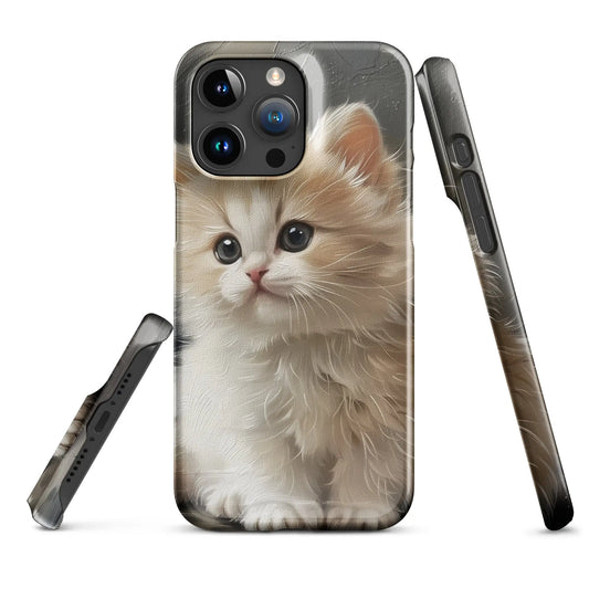 Cats iPhone phone case painted kitten Unniit.com