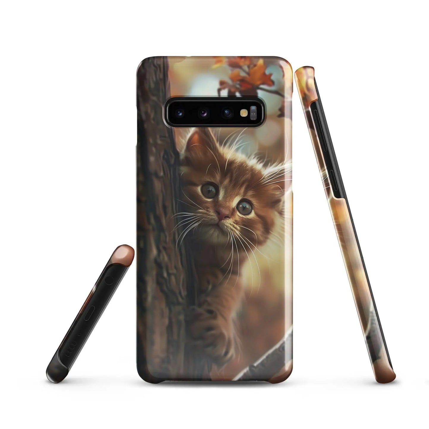 Samsung phone case Cat collection - Fall kitten Unniit.com