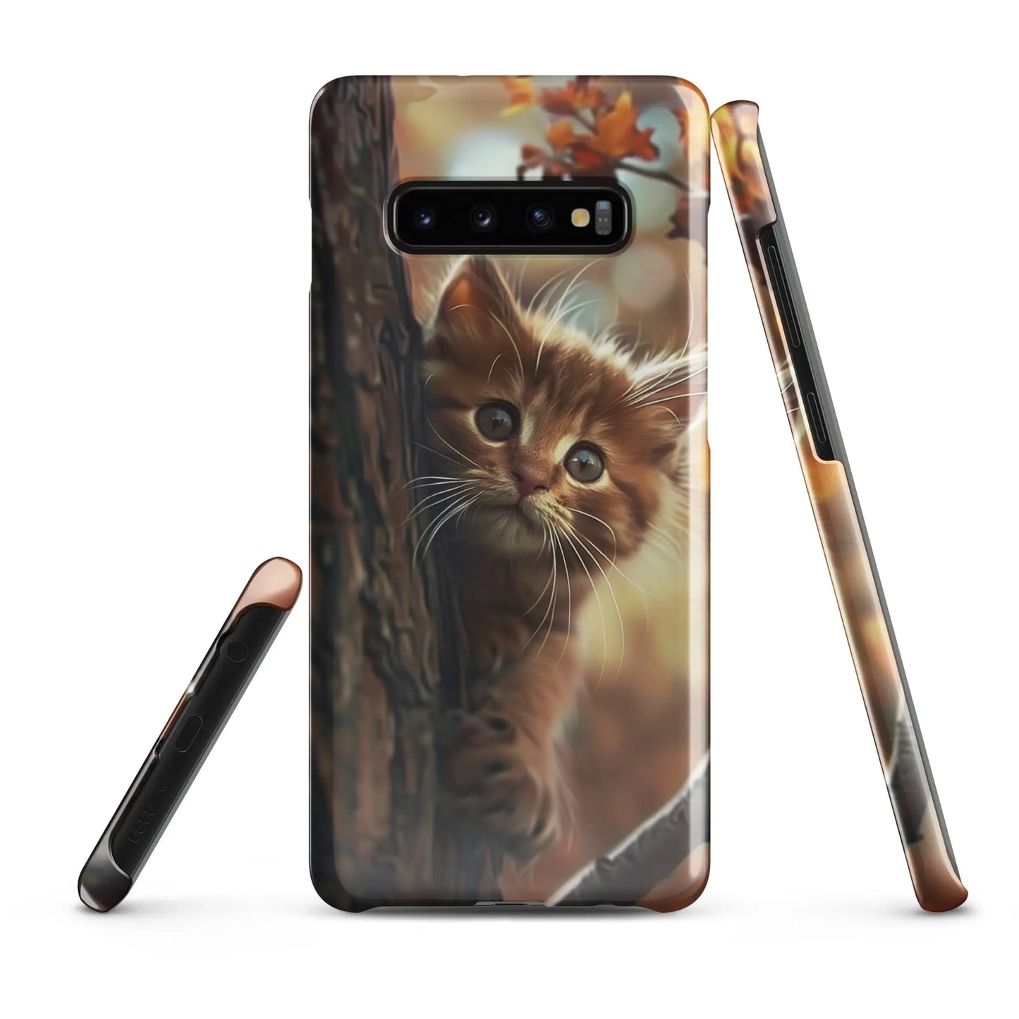 Samsung phone case Cat collection - Fall kitten Unniit.com