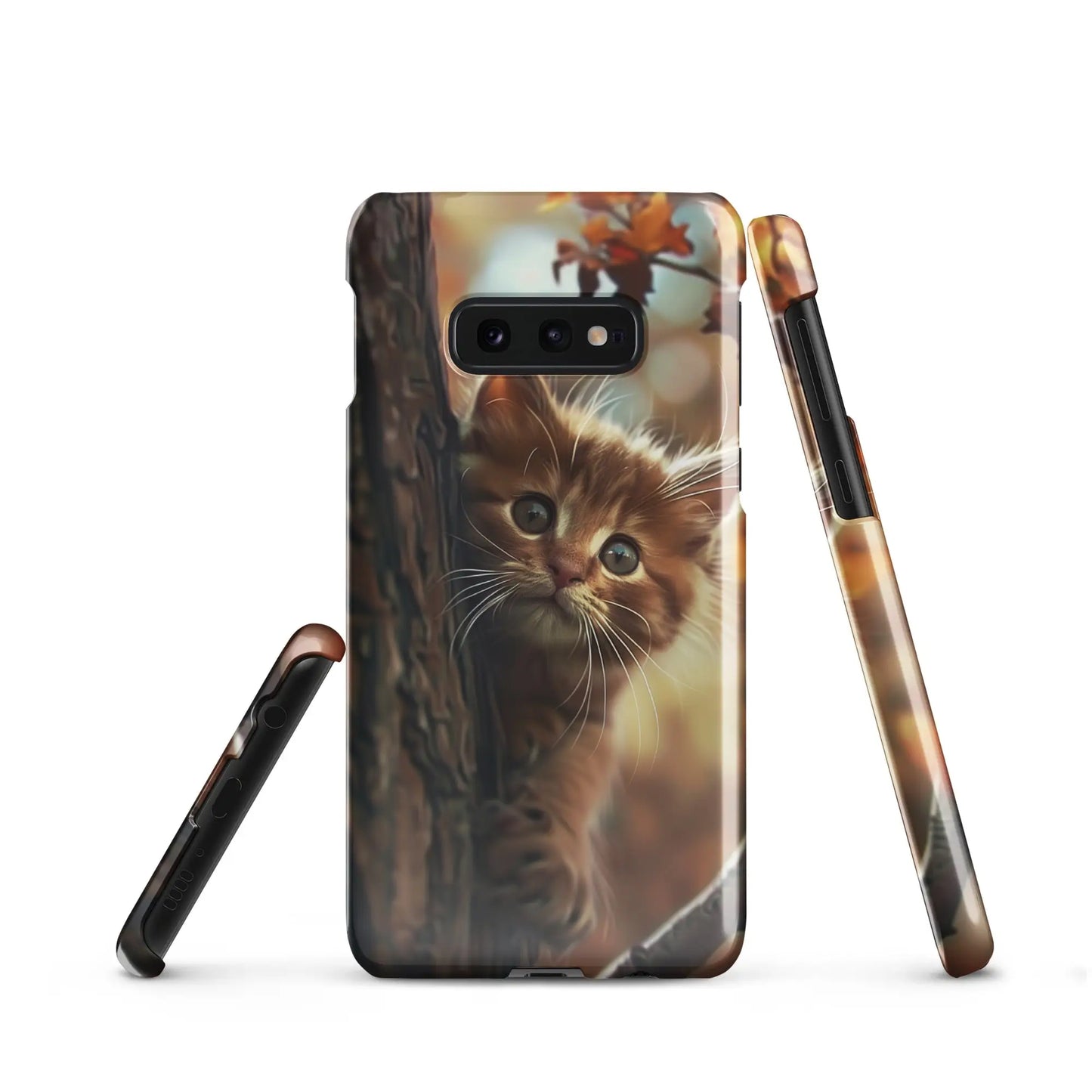 Samsung phone case Cat collection - Fall kitten Unniit.com