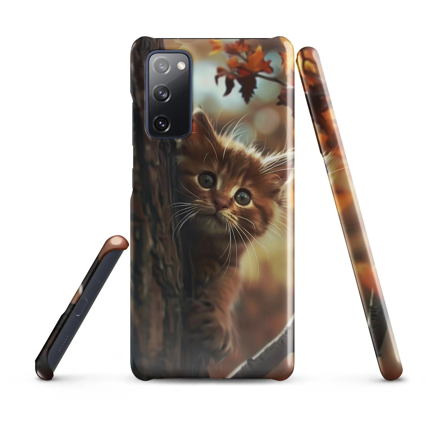 Samsung phone case Cat collection - Fall kitten Unniit.com