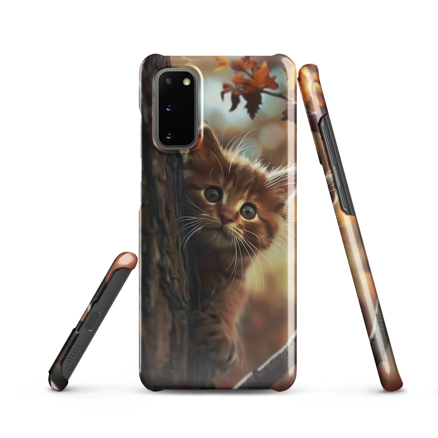 Samsung phone case Cat collection - Fall kitten Unniit.com