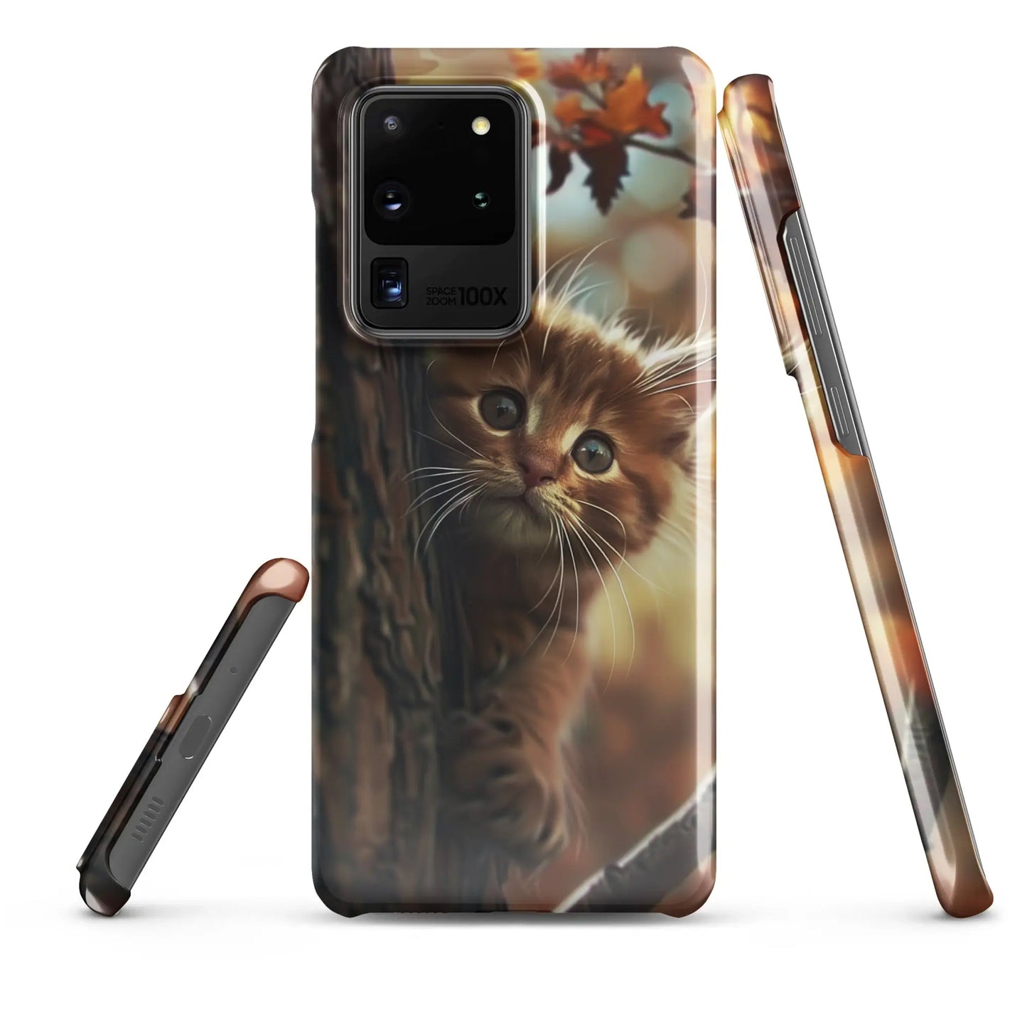 Samsung phone case Cat collection - Fall kitten Unniit.com