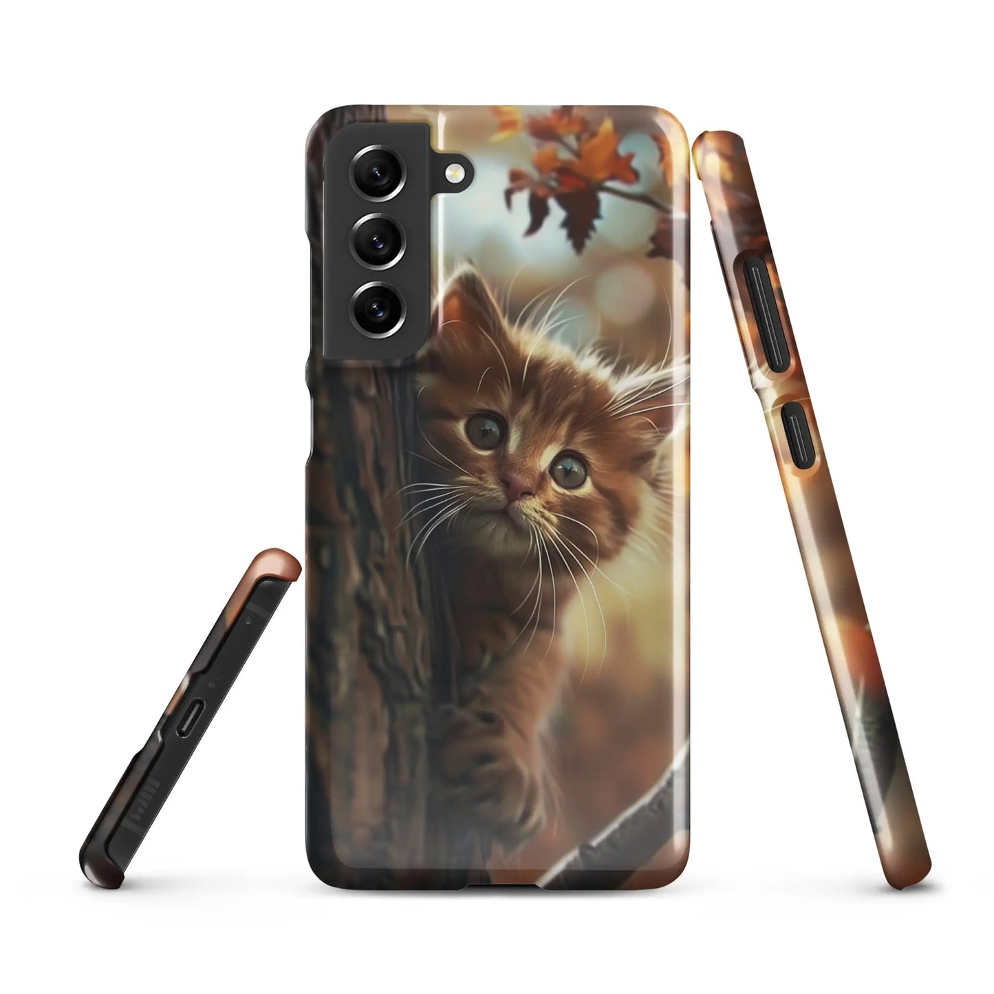 Samsung phone case Cat collection - Fall kitten Unniit.com