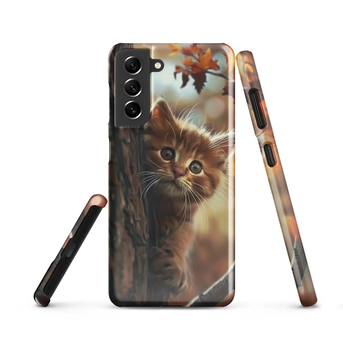 Samsung phone case Cat collection - Fall kitten Unniit.com