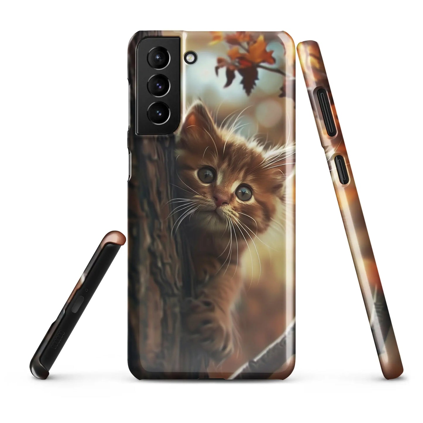 Samsung phone case Cat collection - Fall kitten Unniit.com