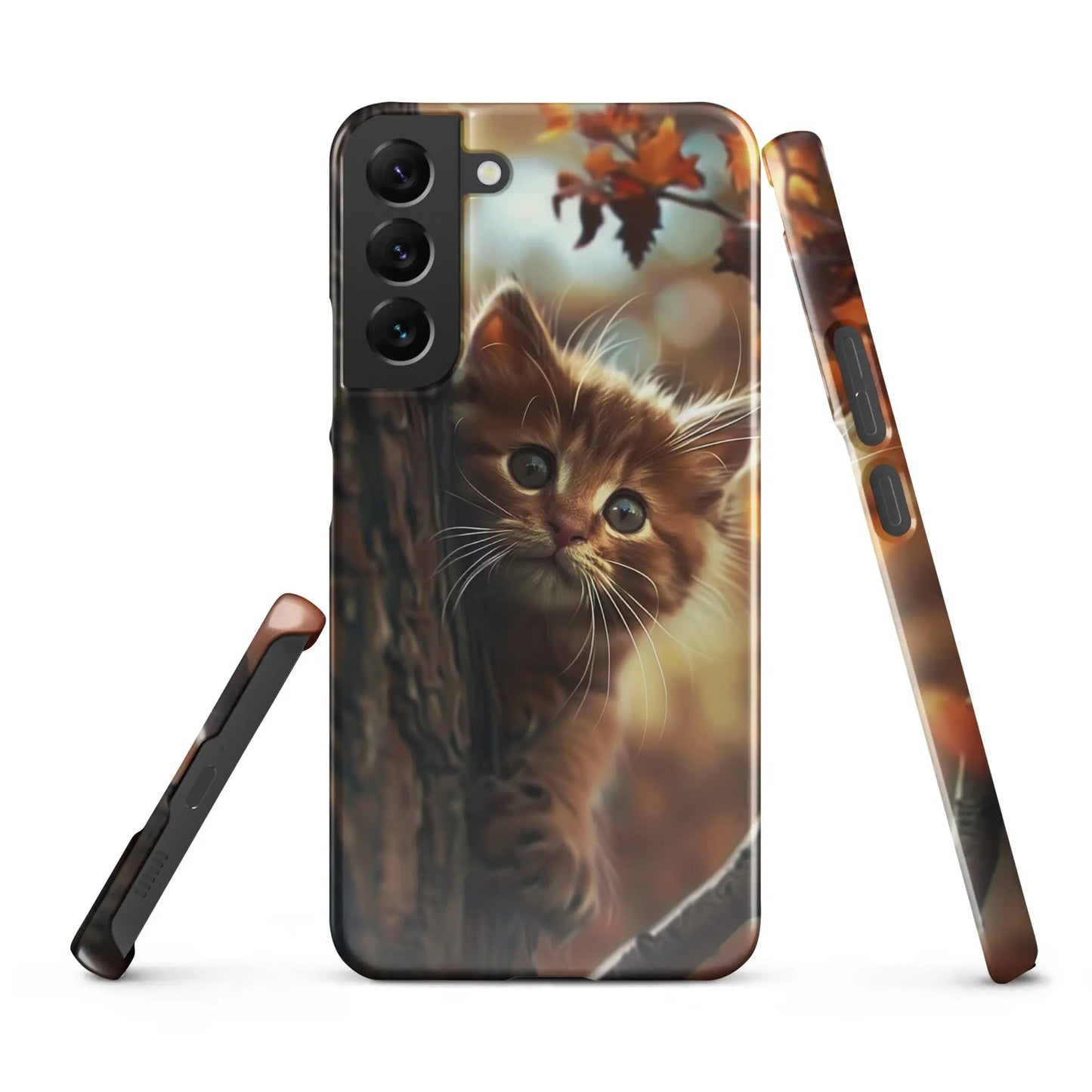 Samsung phone case Cat collection - Fall kitten Unniit.com