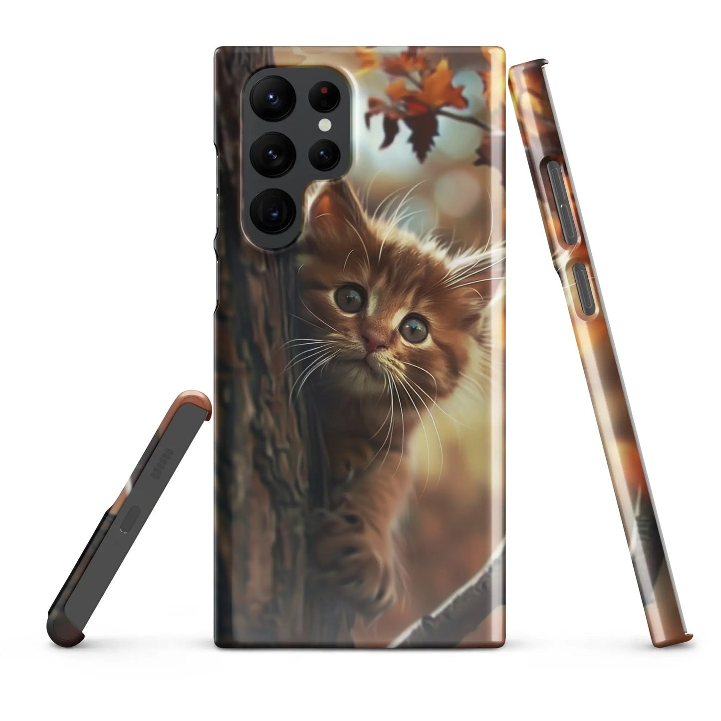 Samsung phone case Cat collection - Fall kitten Unniit.com