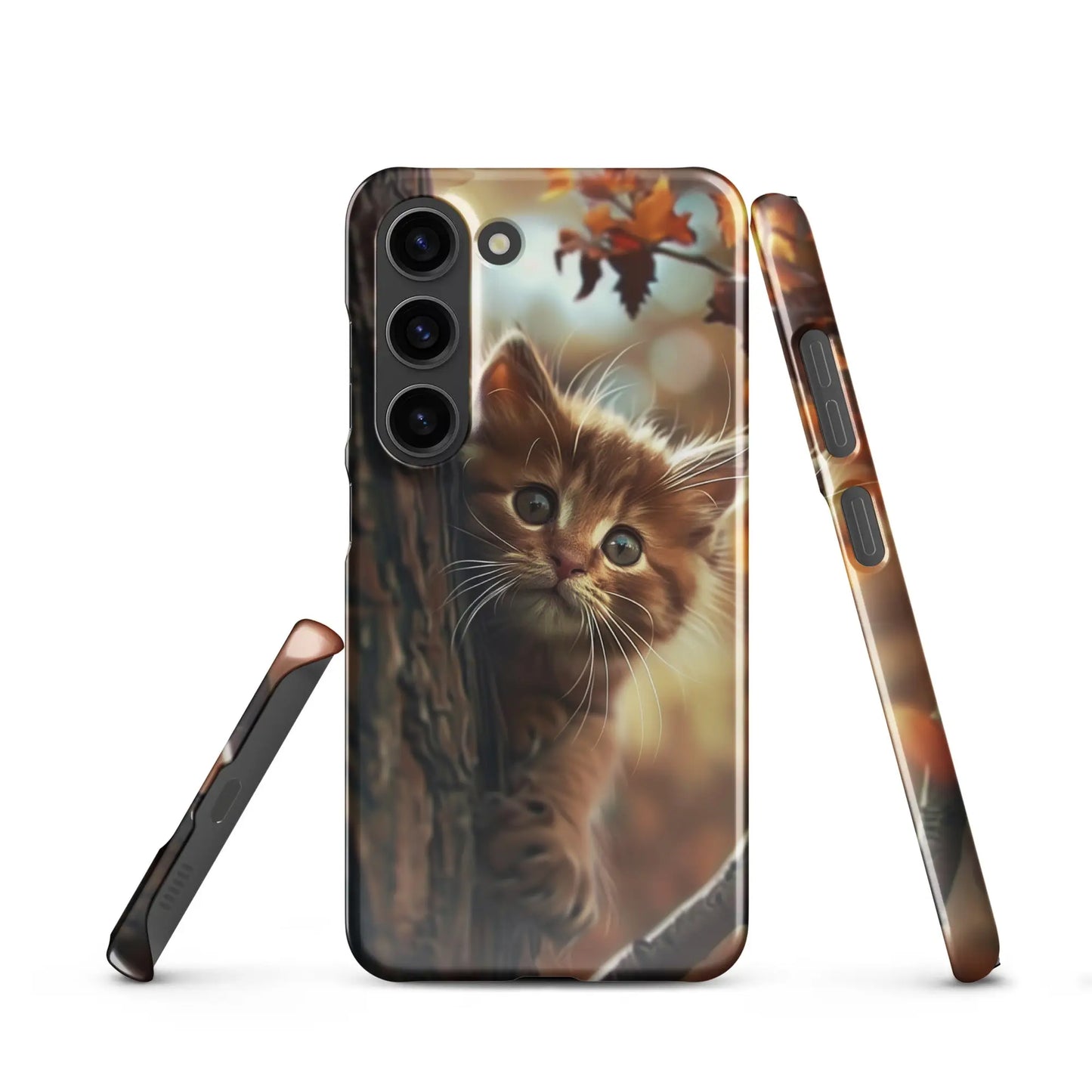 Samsung phone case Cat collection - Fall kitten Unniit.com