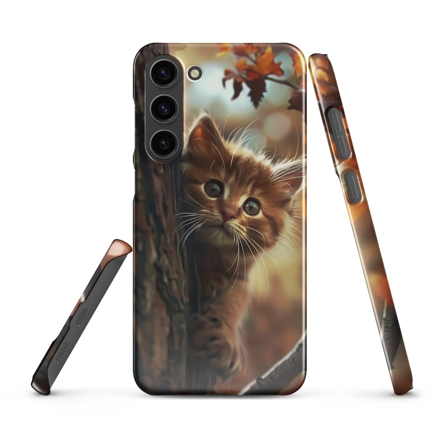 Samsung phone case Cat collection - Fall kitten Unniit.com