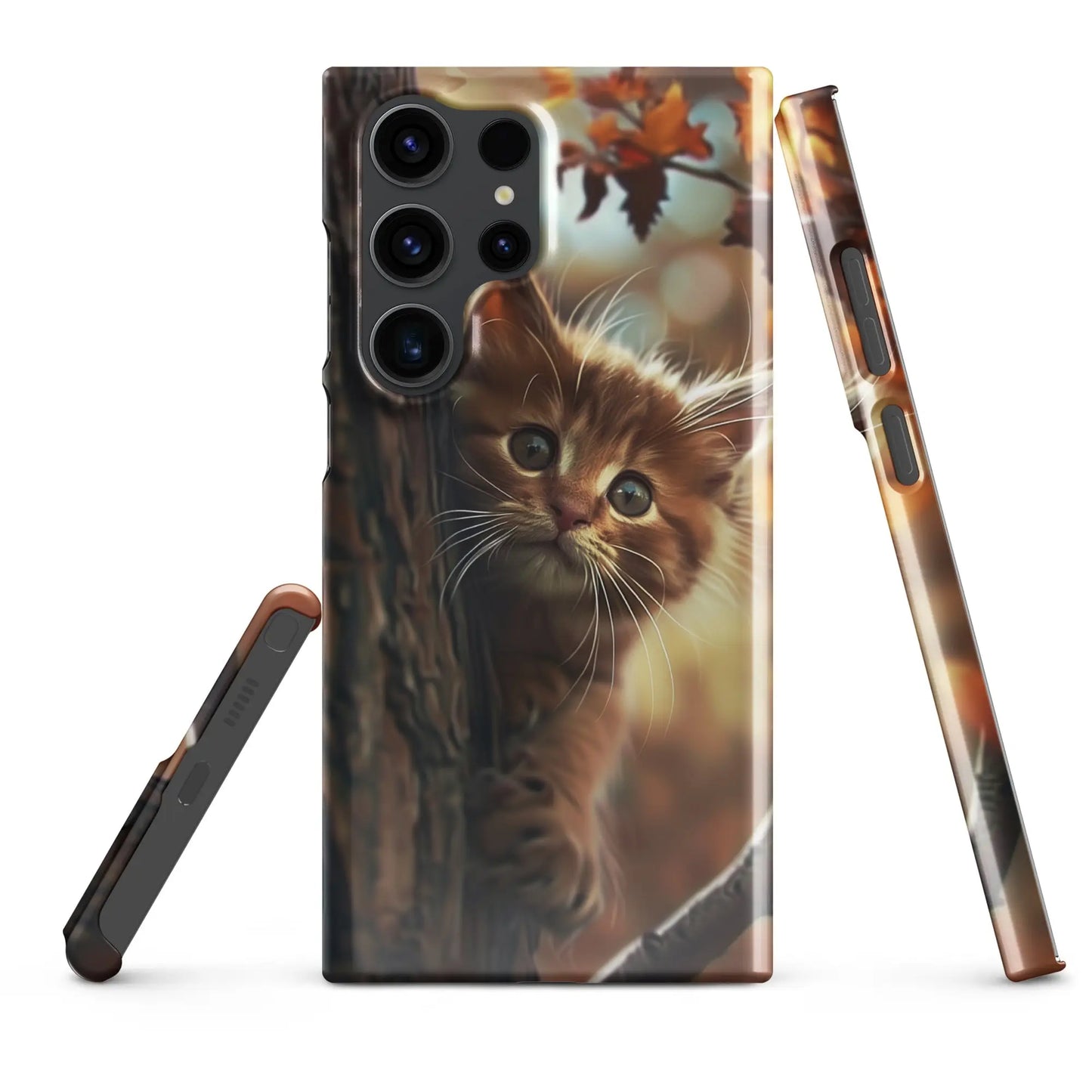 Samsung phone case Cat collection - Fall kitten Unniit.com