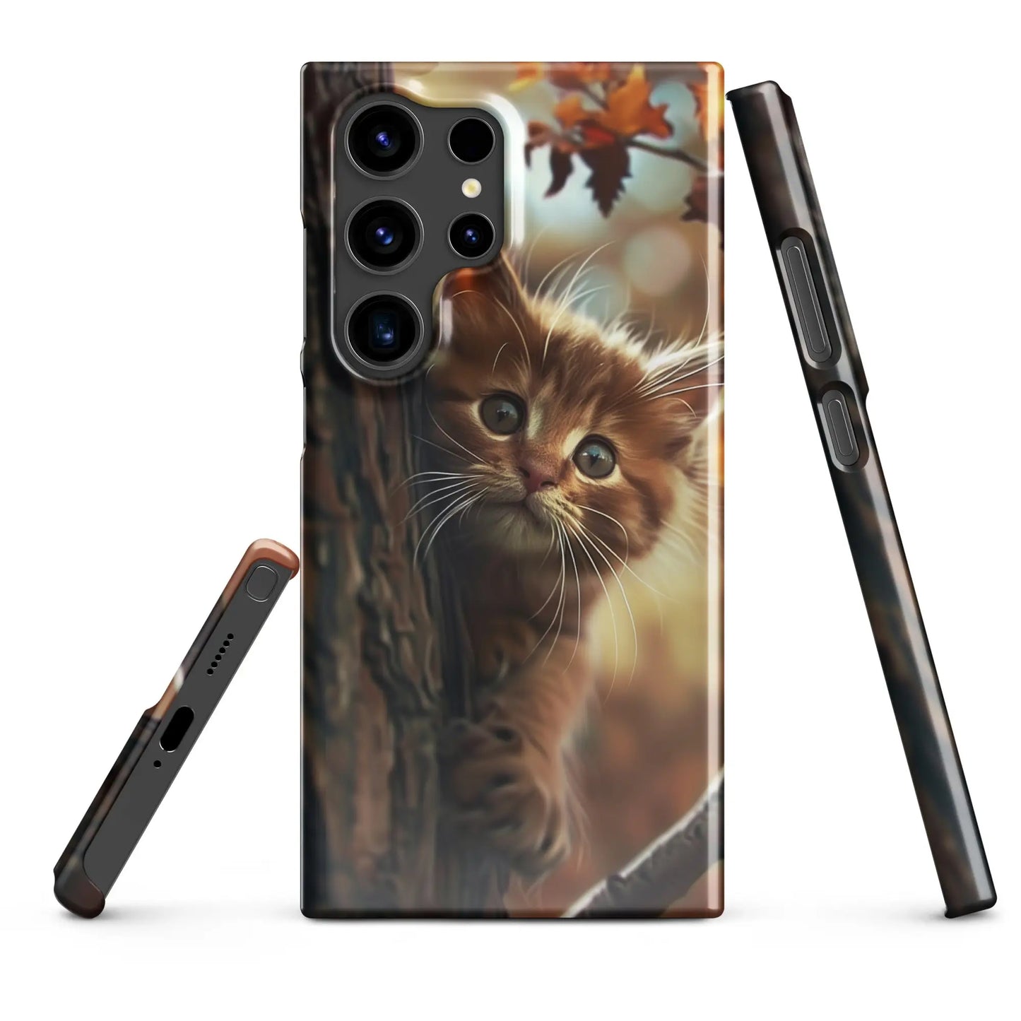 Samsung phone case Cat collection - Fall kitten Unniit.com